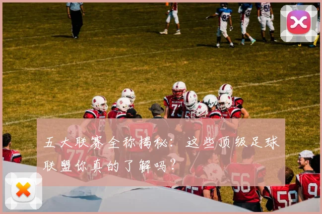 五大联赛全称揭秘：这些顶级足球联盟你真的了解吗？